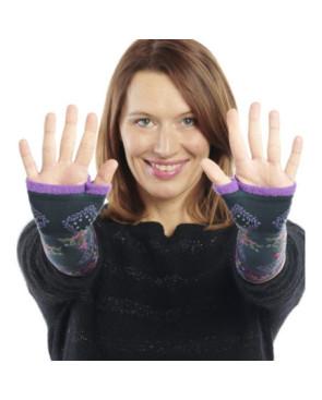 Mitaines Fil de Joie Bacchus vignes fleuries