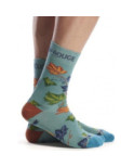 Chaussettes Ruban rouge Erable Fleuri