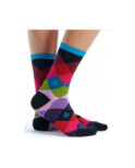 Chaussettes Ruban Rouges Etoiles et Carreaux