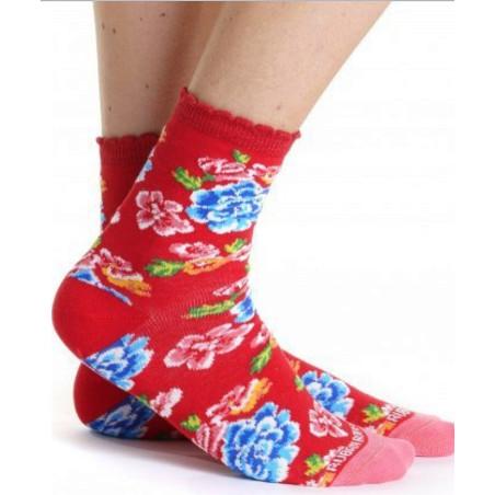 chaussettes-ruban-rouge-tissus-japonnais-RUBA026