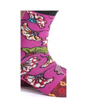 Chaussettes Ruban Rouge Africa Fleuris