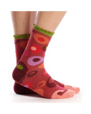 chaussettes-ruban-rouge-disco-oranger-RUBA044