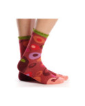 Chaussettes Ruban Rouges Bubbles bordeaux
