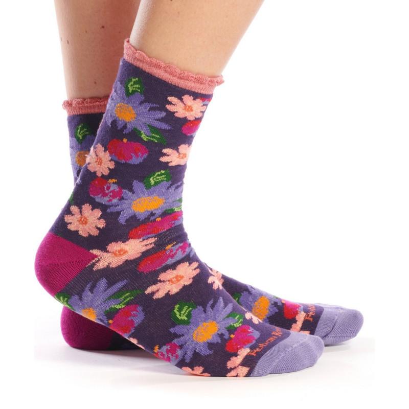 Chaussettes Ruban Rouge Fructus Fleuris
