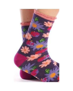 Chaussettes Ruban Rouge Fructus Fleuris