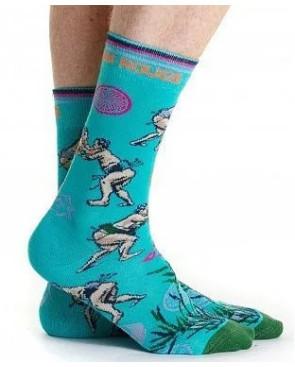  chaussettes-ruban-rouge-sumo-bleu-RUBHS06