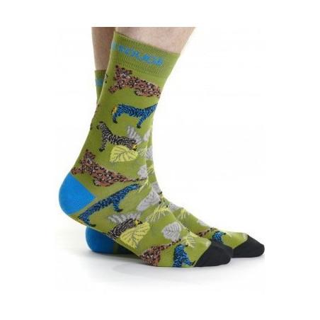 Coffret de 3 paires de Chaussettes Ruban Rouge Théme Africain