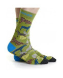 Coffret de 3 paires de Chaussettes Ruban Rouge Théme Africain