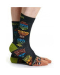 Coffret de 3 paires de Chaussettes Ruban Rouge Théme Africain