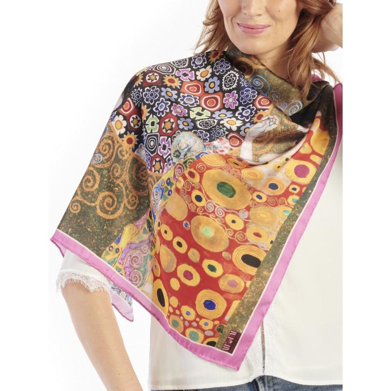Foulard Imprimé Œuvre de Klimt