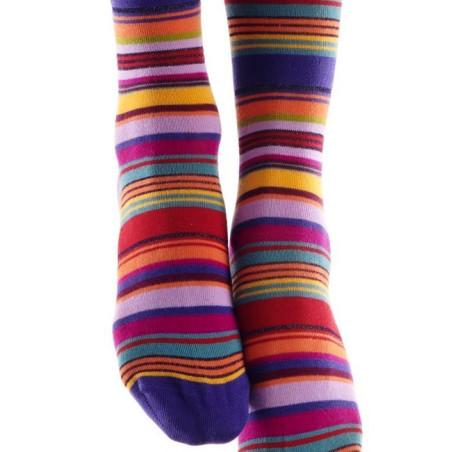 Chaussettes Multi Rayures Ziane Fil de Joie