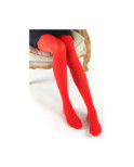 Collant Opaque Rouge Fil de Joie