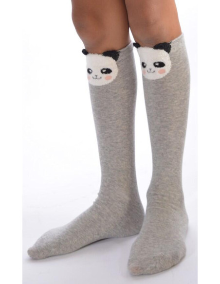 Chaussettes Chats Gris