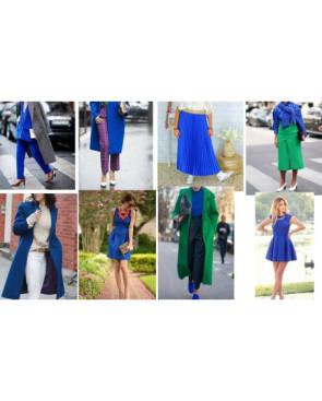 collant opaque Bleu Roi Fil de Joie