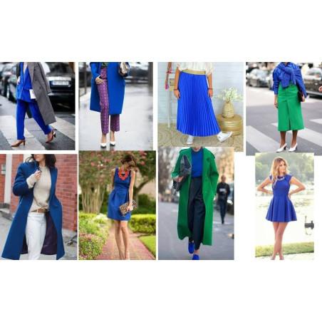 collant opaque Bleu Roi Fil de Joie