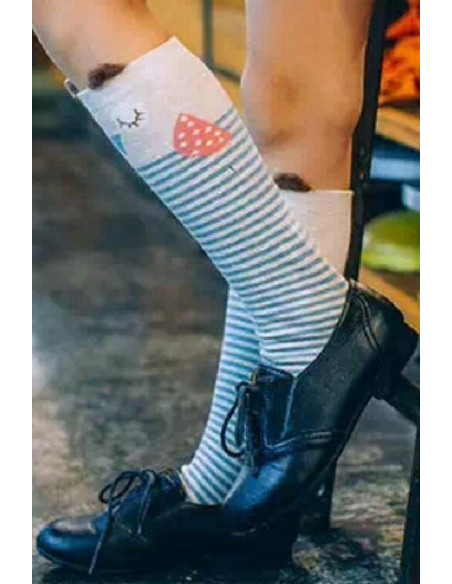 Chaussette chouettes rigolotes