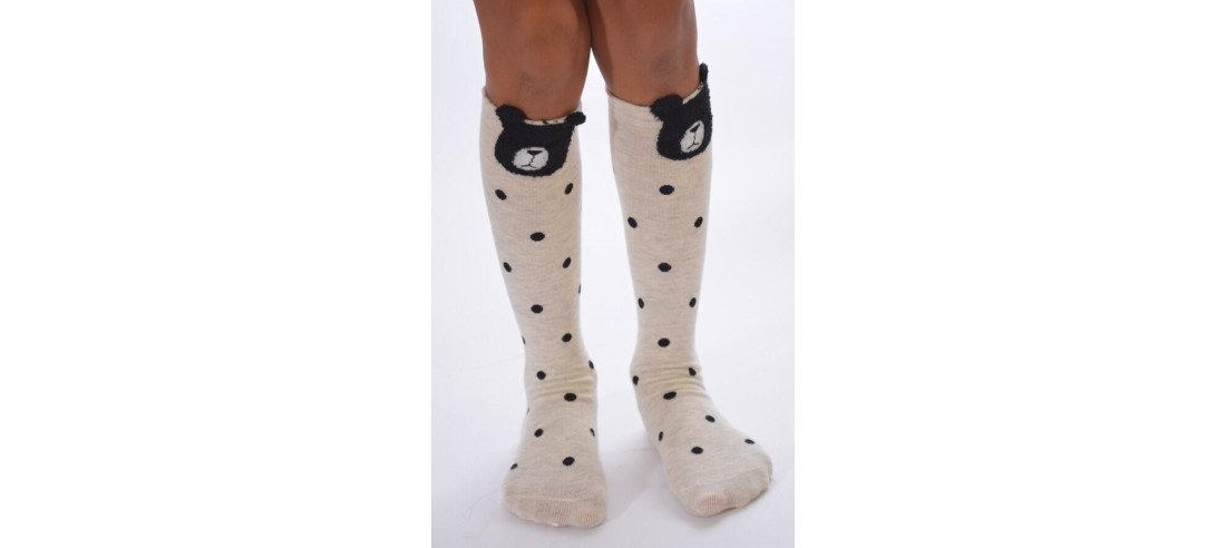 Chaussettes à pois Ours