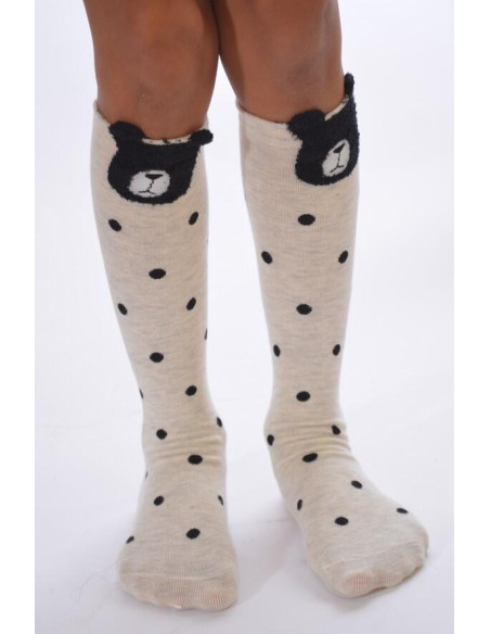 Chaussettes à pois Ours