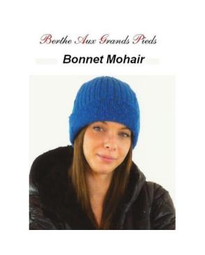  Bonnets Mohair Berthe aux grands Pieds bleu vif