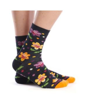  chaussettes-ruban-rouge-parme--plumetis-noir-jaune-RUBA0