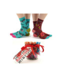 Pot de Confiture Duo de Chaussettes Papillons