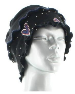 Bonnet Berthe aux Grands Pieds jolis Cœurs