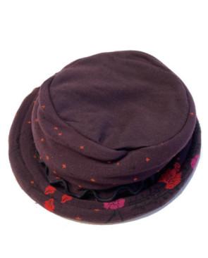 chapeau-berthe-aux-grands-pieds-hiver-coton-bordeaux-a-fleurs-a-plat