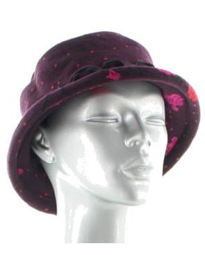 Chapeau Berthe aux grands Pieds Bouquet De roses