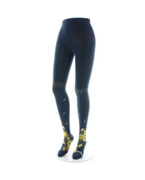  Collant-hiver-Berthe-aux-grands-pieds-marine-feurs-dorées-FACE