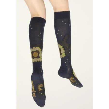 Mi bas Berthe aux Grands Pieds Hiver Tournesol