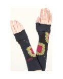 Mitaines Berthe aux grands Pieds nénuphars fleuris
