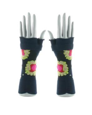 Mitaines Berthe aux grands Pieds nénuphars fleuris