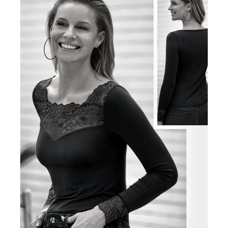 T Shirt Janira dentelle Greta Modal
