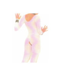 Collant combinaison opaque blanc