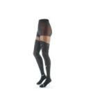 Collant Lycra Berthe aux grands Pieds noir Plumes Grises