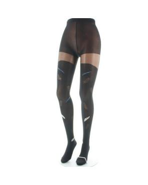 Collant-Lycra-Berthe-aux-grands-pieds-noir-plume-beige-face