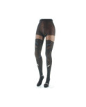 Collant Lycra Berthe aux grands Pieds noir Plumes Grises