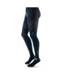 Collant Lycra Berthe aux grands Pieds marine vagues et poissons Verts