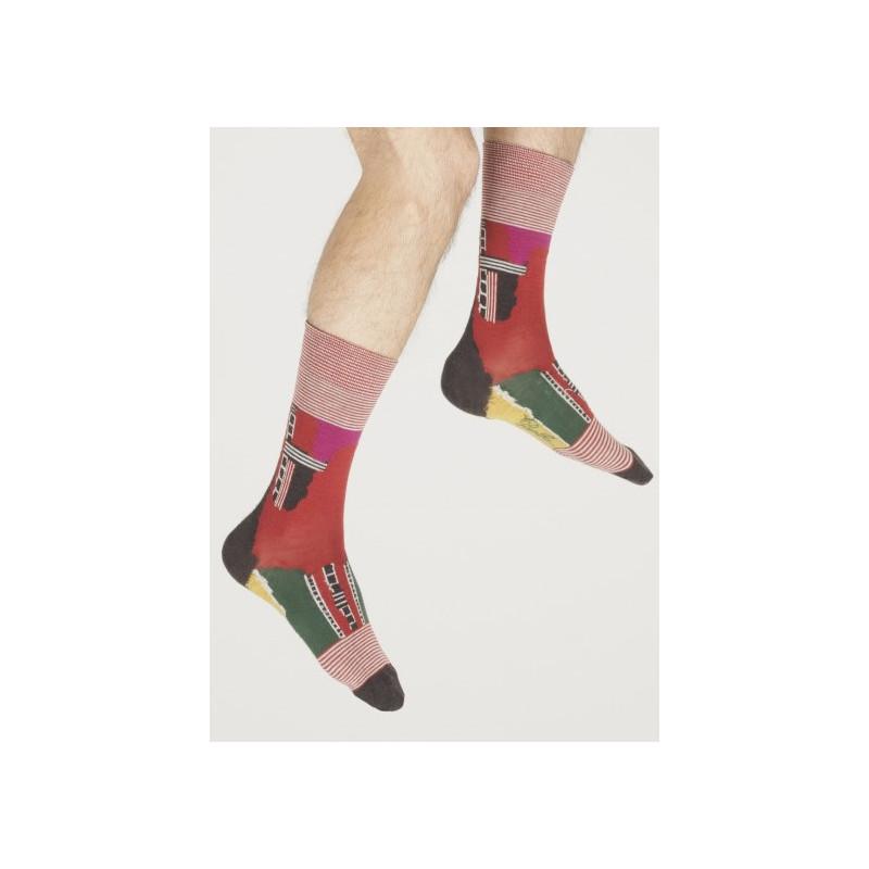 Chaussettes Berthe aux grands Pieds Hiver Art Cubisme