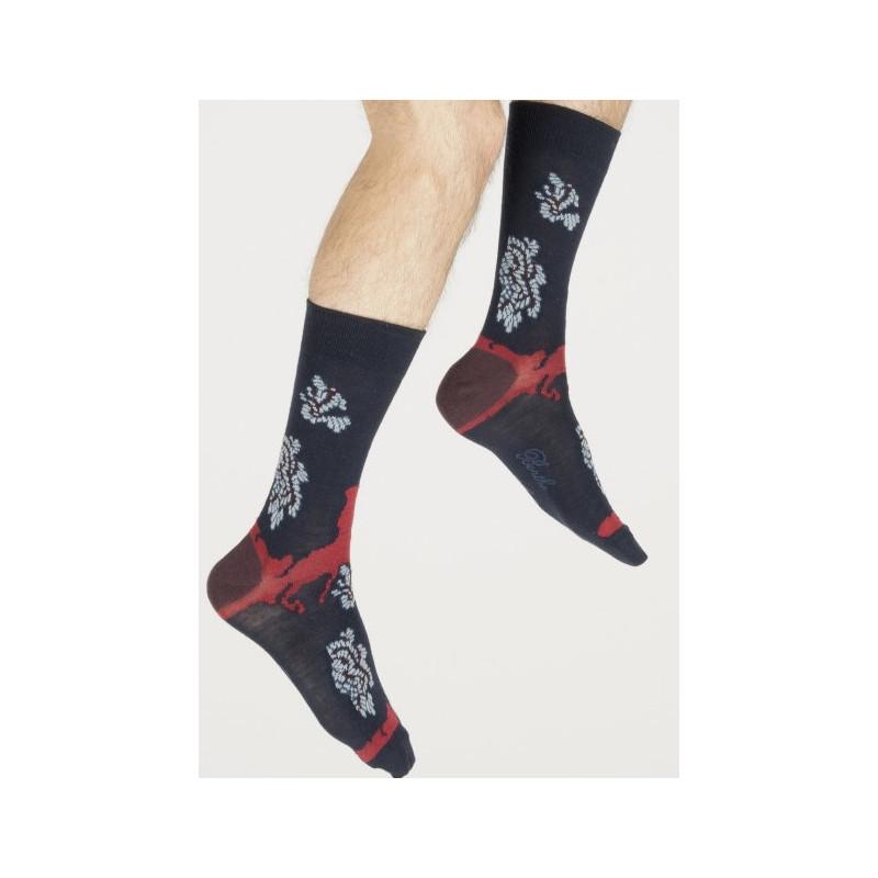 Chaussettes Berthe aux grands Pieds Hiver Lavande Homme