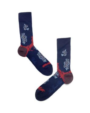 Chaussettes Berthe aux grands Pieds Hiver Lavande Homme