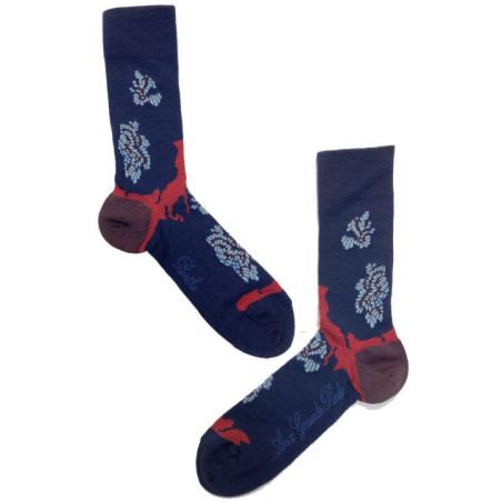 Chaussettes Berthe aux grands Pieds Hiver Lavande Homme