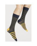 Chaussettes Berthe aux grands Pieds Hiver rayures Asymétriques