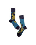 Chaussettes Berthe aux grands Pieds Hiver Femme Fleurs dorées