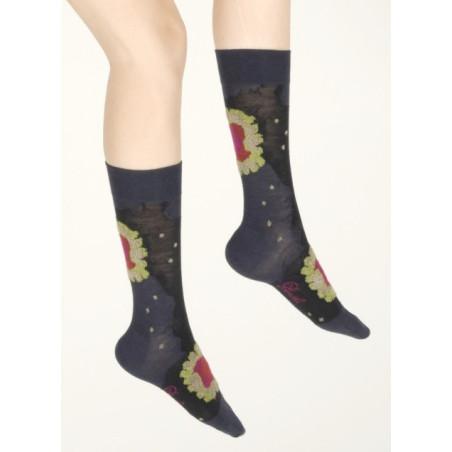 Chaussettes-Berthe-aux-grands-pieds-HIVER-laine-BAG20F-NENUPHARE-tournesol