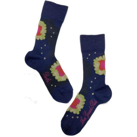 Chaussettes Berthe aux grands Pieds hiver Tournesol