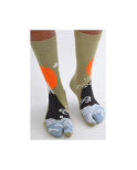 Chaussettes Japonaises Estampes Fuji et Vagues
