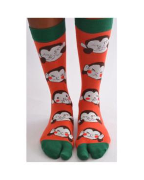 Chaussettes Tabis Les 3 singes de la sagesse