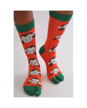 Chaussettes Japonaises Les 3 singes de la sagesse