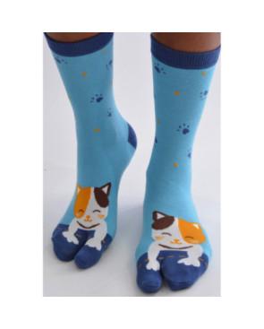  Chaussettes-japonaise-Les-petits-caprices-petit-chatons-détail
